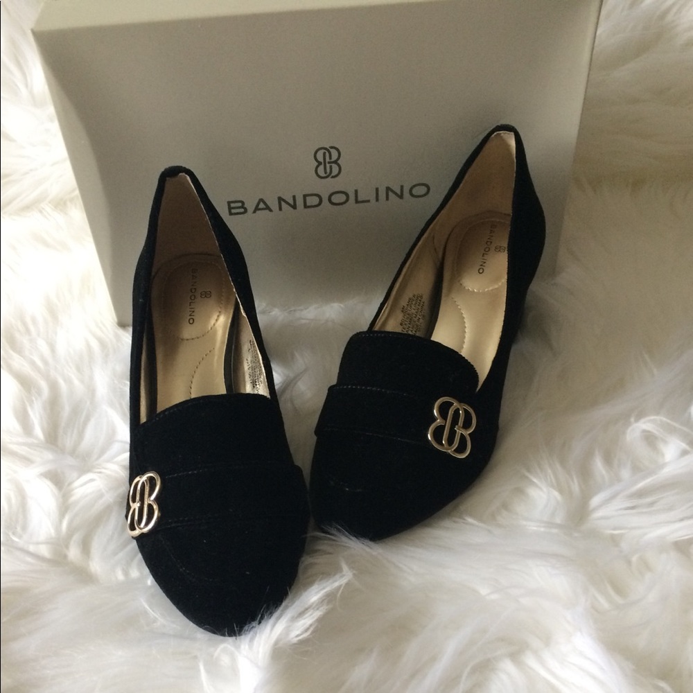 Bandolino black velvet shoes - Picture 3 of 5